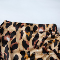 NUEVA MODA Mujeres para adultos Falda de leopardo Drawstring